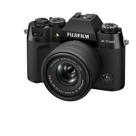 Fujifilm X-T50 Body Schwarz +15-45mm F3.5-5.6 OIS PZ / abzgl. 100,- Sofortrabatt bis 05.12.24