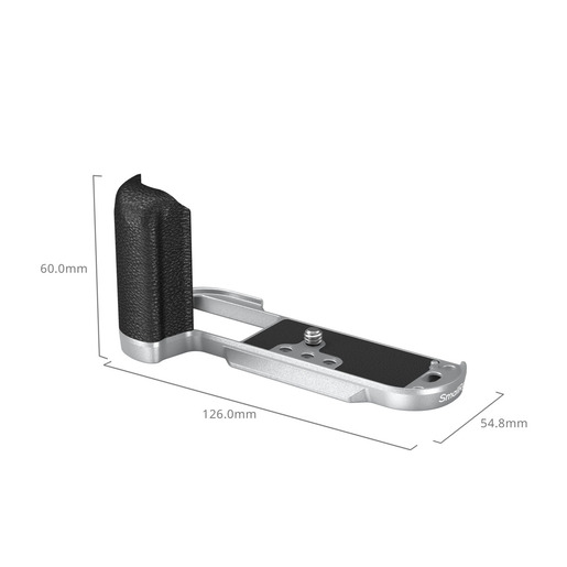 SmallRig 4713 Silicone L-Shape Handle für Fujifilm X-T50 Silber