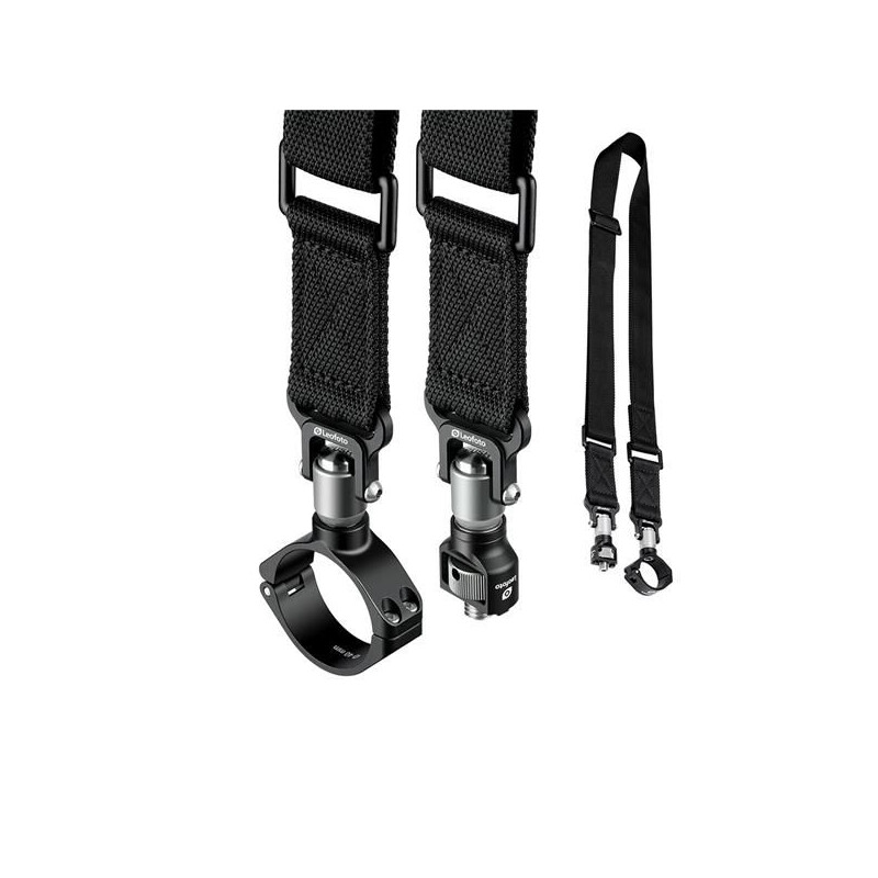 Leofoto Stativtragegurt Strap-40LM mit QD-1 QR, QDM-2 3/8" und QDC-40 Schelle